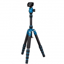 Dorr HQ1315 5 Section Black/Blue Aluminium Tripod With Ball Head