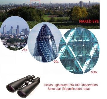 Helios Lightquest-HR 25x100 WP Porro Prism Observation Binoculars Helios Lightquest-HR 25x100 WP Porro Prism Observation Binoculars