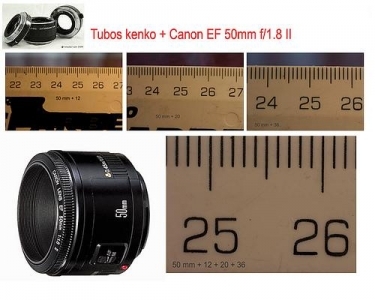Kenko DG Teleplus Extension Tube Set 12+20+36 for Canon AF