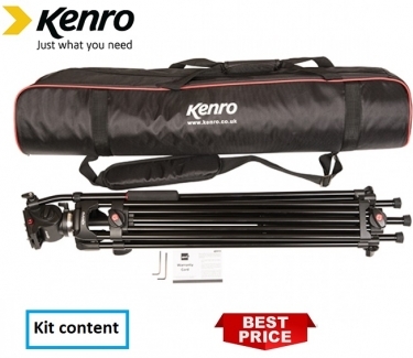 Kenro Twin Tube Video Tripod Kit
