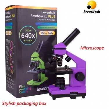 Levenhuk 2L PLUS Amethyst Microscope