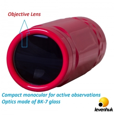 Levenhuk Rainbow 8x25 Red Berry Monocular