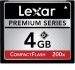 Lexar Compact Flash 4GB 200X Premium Card