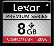 Lexar Compact Flash 8GB 200X Premium Card
