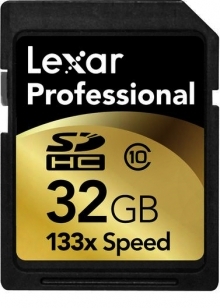 Lexar SDHC 32GB 133X Professional Memory Card