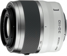 Nikon 30-110mm f3.8-5.6 Nikkor VR 1 White Lens
