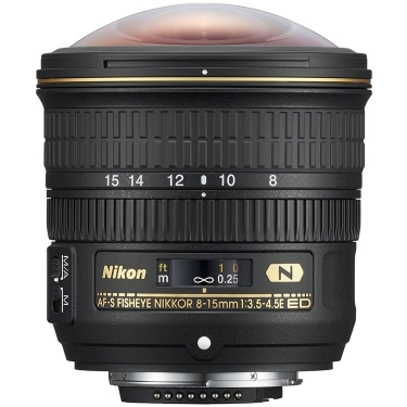 Nikon AF-S Fisheye NIKKOR 8-15mm F3.5-4.5E ED Lens
