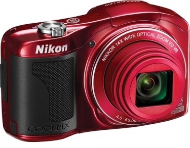 Nikon Coolpix L610 Digital Camera Red