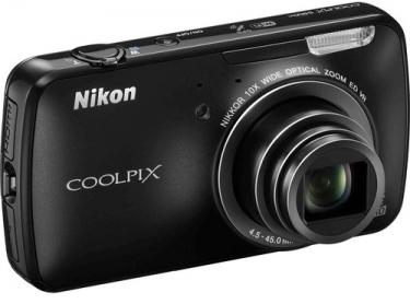 Nikon 16 Megapixel COOLPIX S800c Digital Camera Black