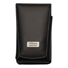 Nikon Black Deluxe Leather Case for Coolpix S500 S200 & Others
