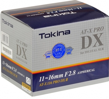 Tokina AT-X 116 PRO DX 11-16mm Mark II F2.8 Lens For Canon