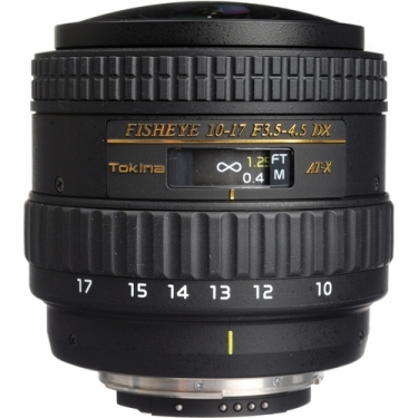 Tokina Fisheye 10-17mm F3.5-4.5 AT-X FX Lens for Canon