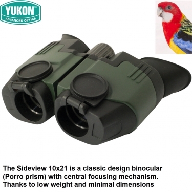 Yukon Sideview 10x21 Porro Prism Binoculars Yukon Sideview 10x21 Porro Prism Binoculars