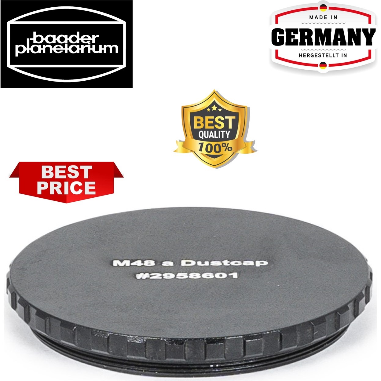 Baader Metal M48 Dustcap with Dovetail