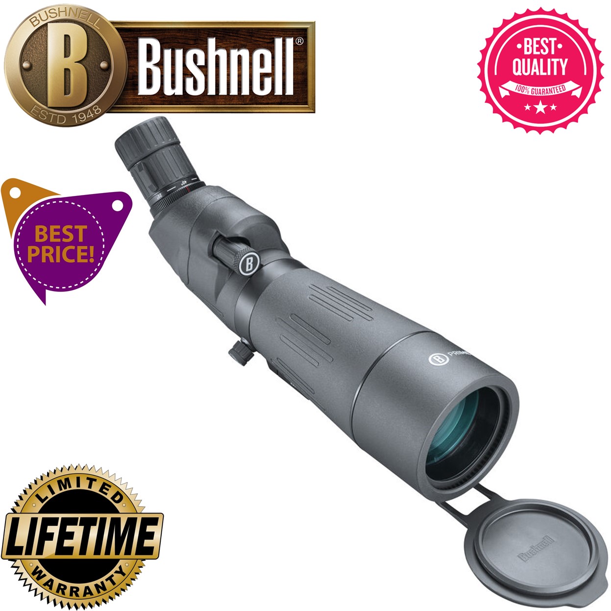 Bushnell 2060x65 Prime Angled Spotting Scope