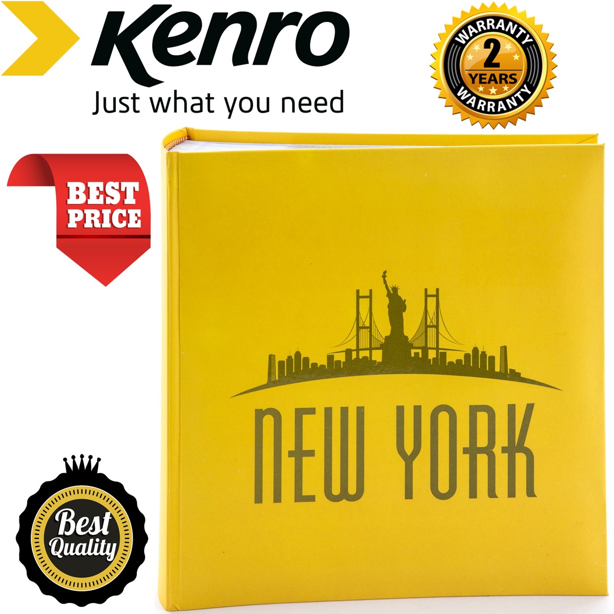 Kenro New York Skyline Memo Album 200 6x4 Inches
