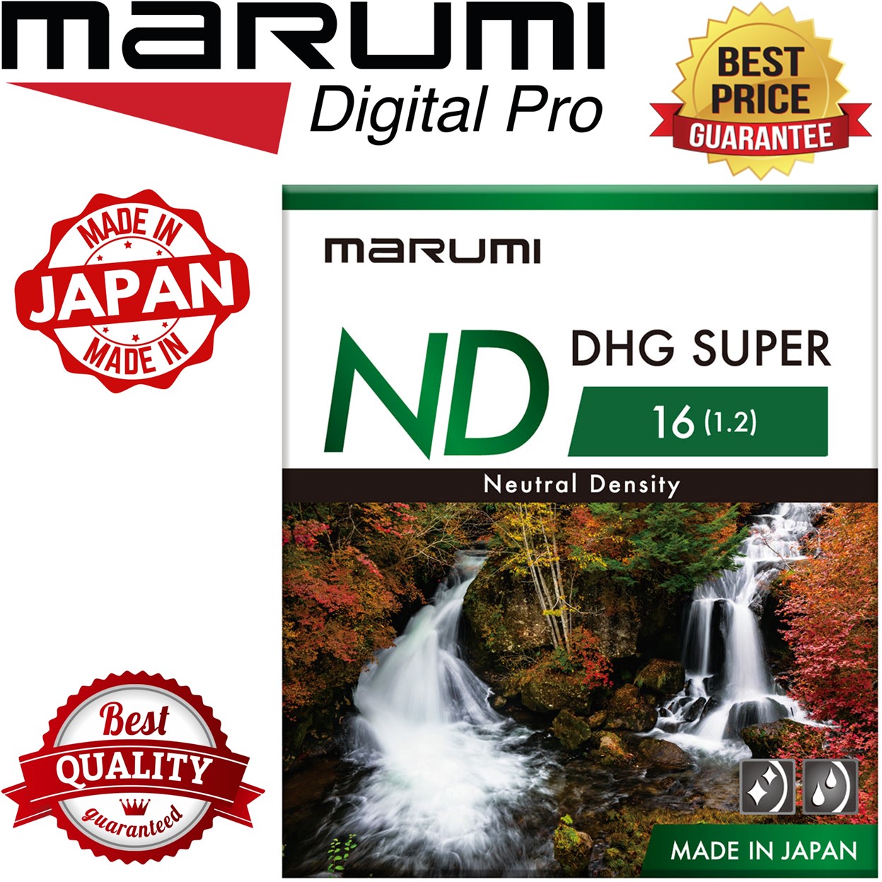 Marumi 82mm DHG Super ND16 Neutral Density Filter