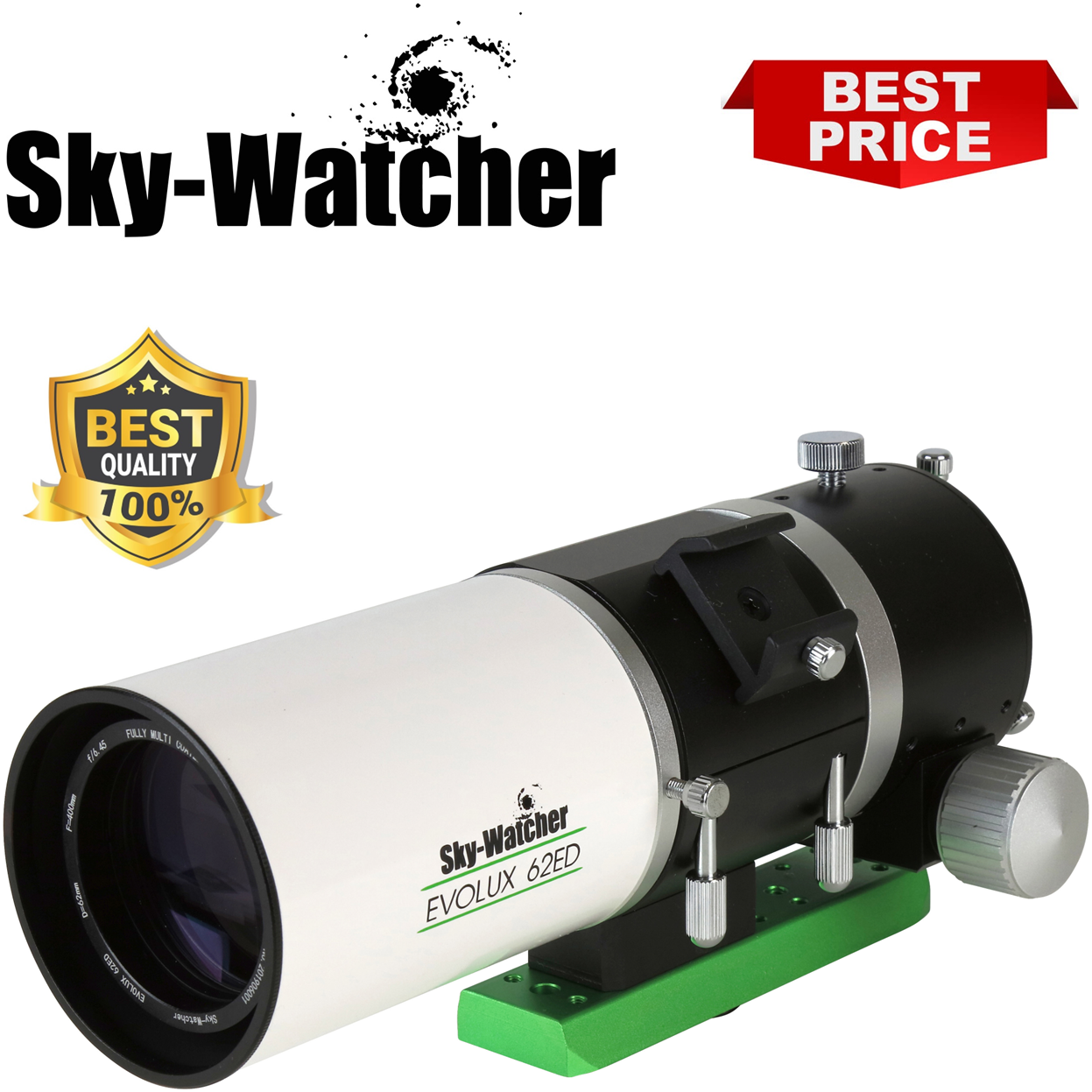Skywatcher Evolux-62ED F400 ED Apochromatic Refractor Telescope (OTA)