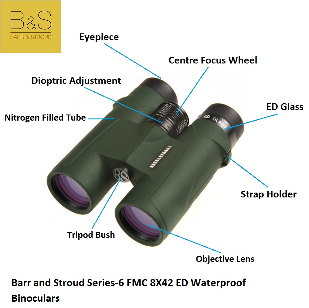 Barr and Stroud Series6 FMC 8X42 ED Waterproof Binoculars