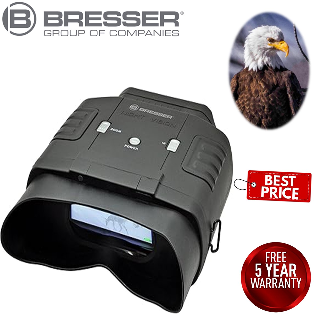Bresser Digital Night Vision 3x20 Binocular
