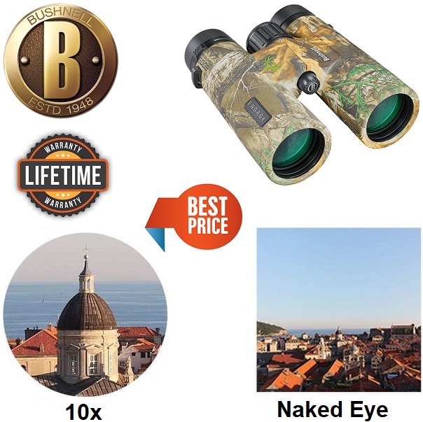 Bushnell 10x42 Bone Collector Edition Engage X Binoculars RealTree