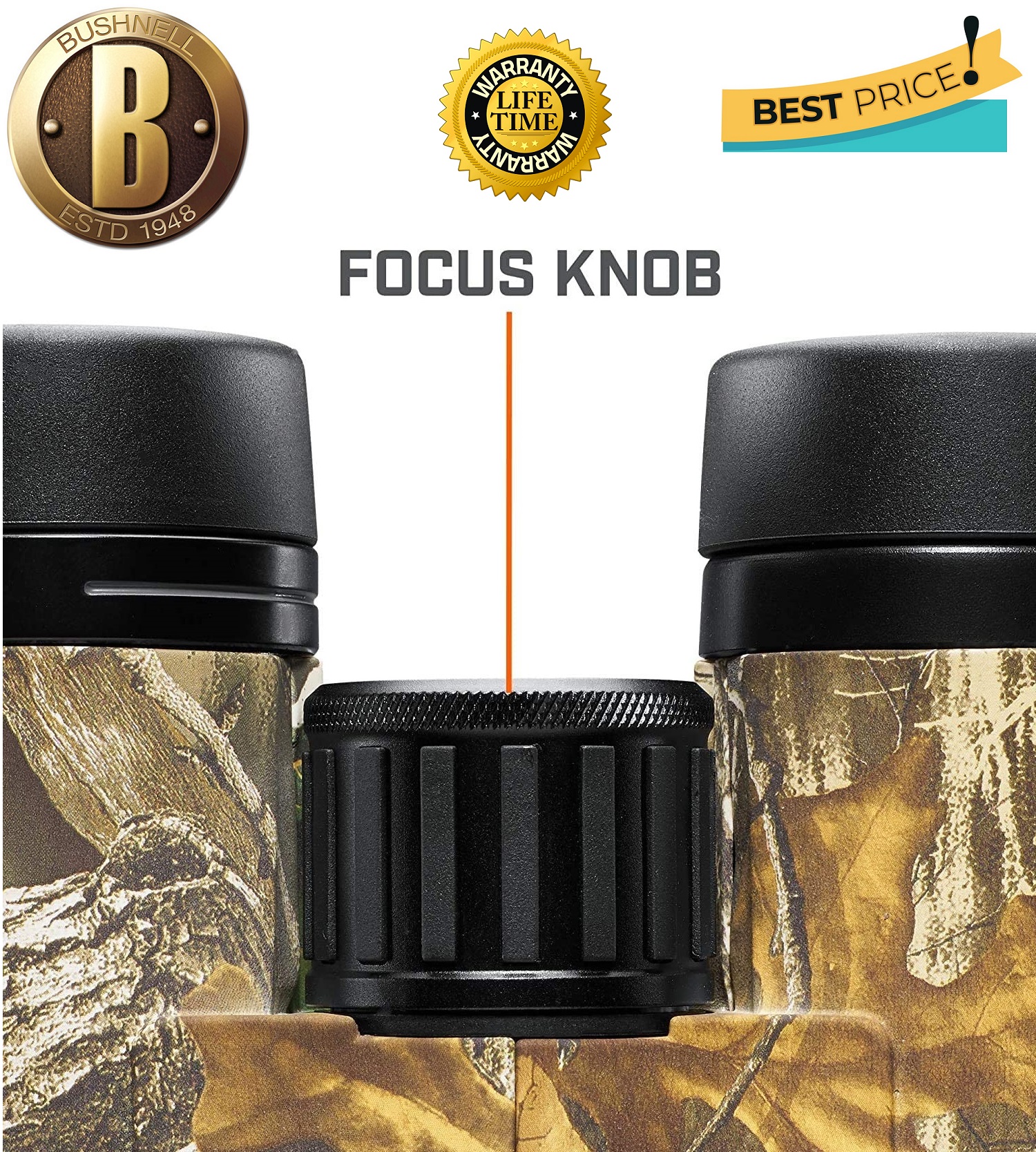 Bushnell 10x42 Bone Collector Edition Engage X Binoculars RealTree