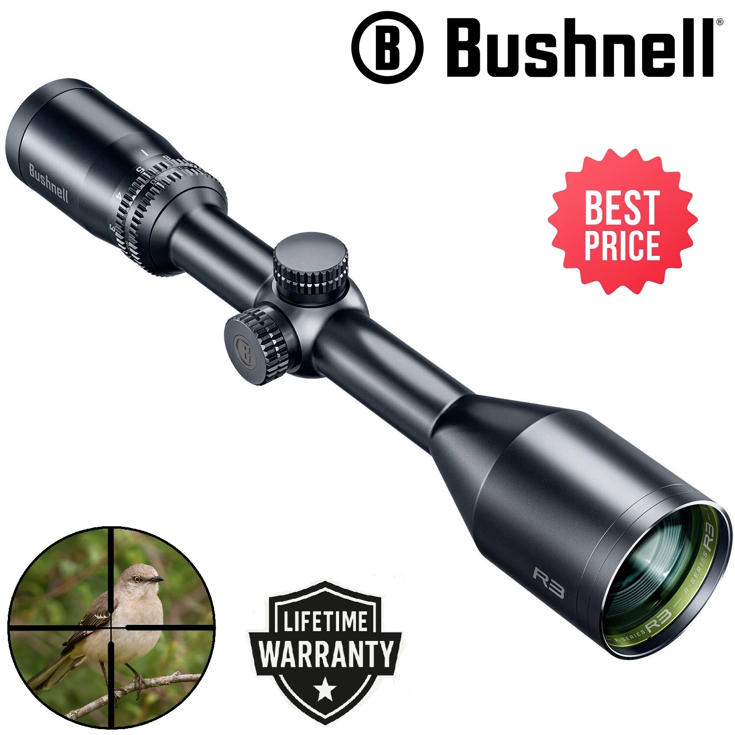 Bushnell 3-9x50 R5 Riflescope (Multi-X Reticle)