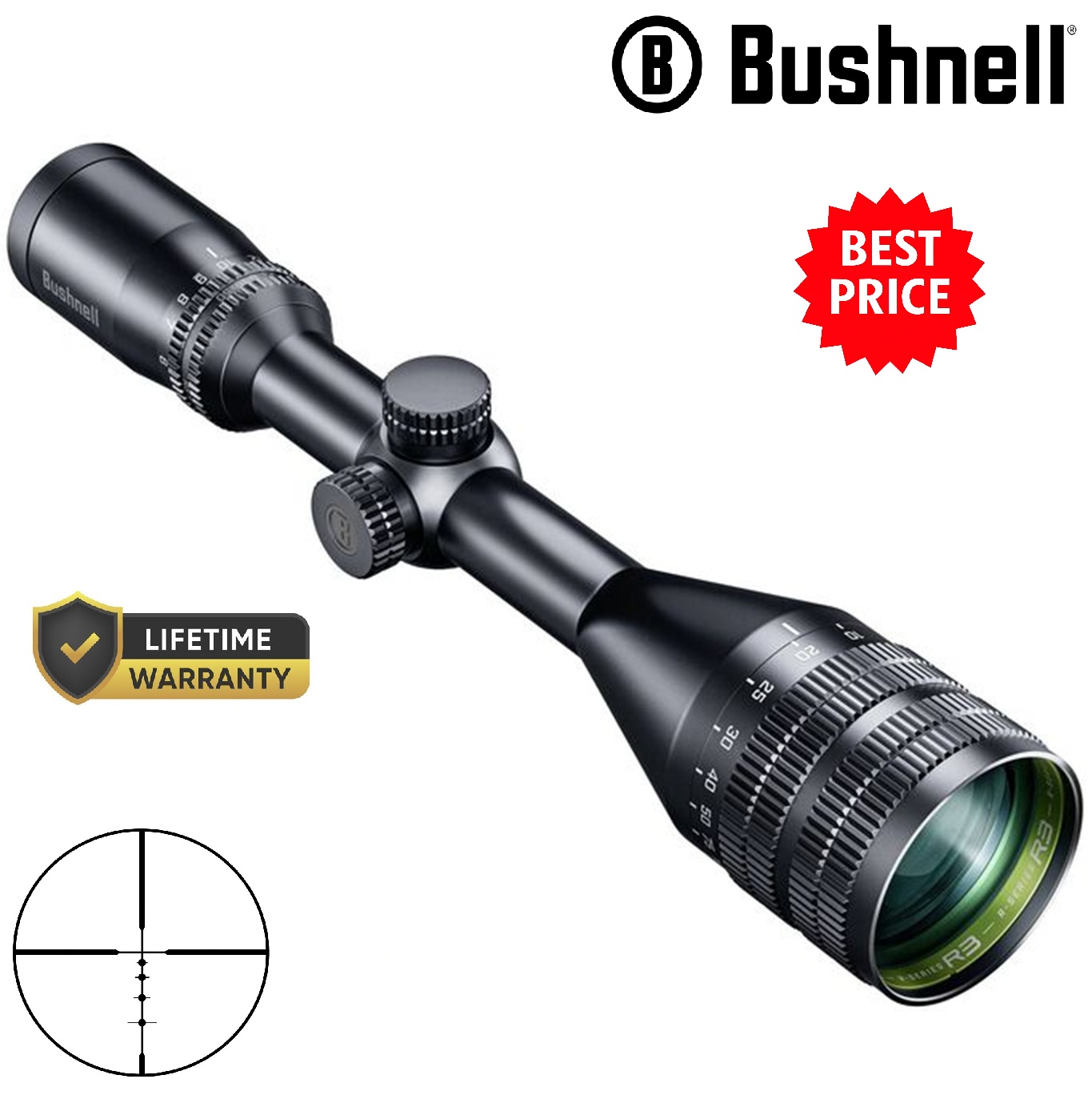 Bushnell R3 6-18x50 Riflescope with DOA Quick Ballistic