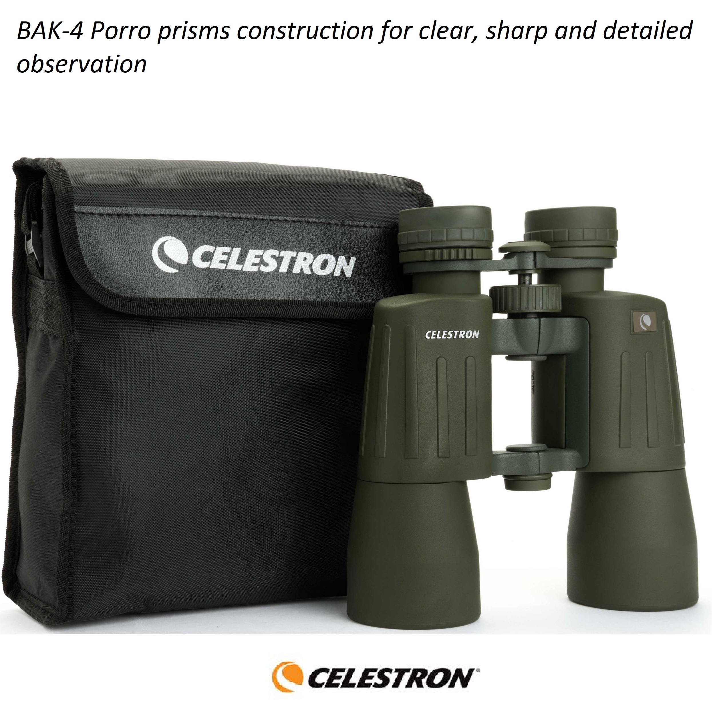 Celestron Cavalry 10x50 WP Porro Prism Binoculars