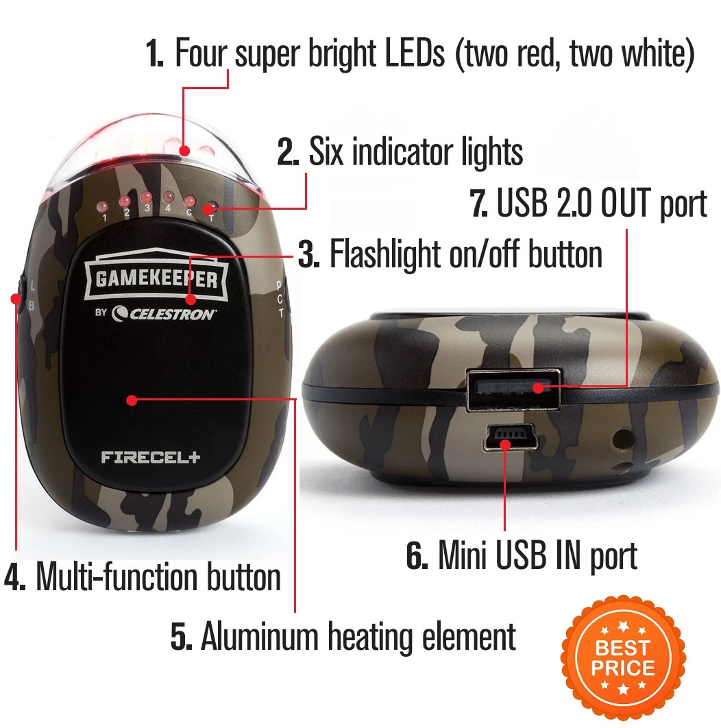 Celestron Gamekeeper FireCel+ / Portable Power Bank