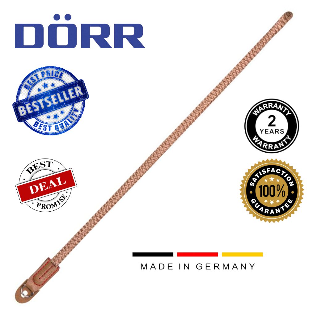 Dorr Rope Short Coffee Camera Strap