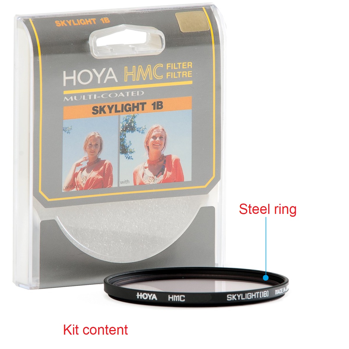 Hoya 62mm 1B HMC Skylight Filter