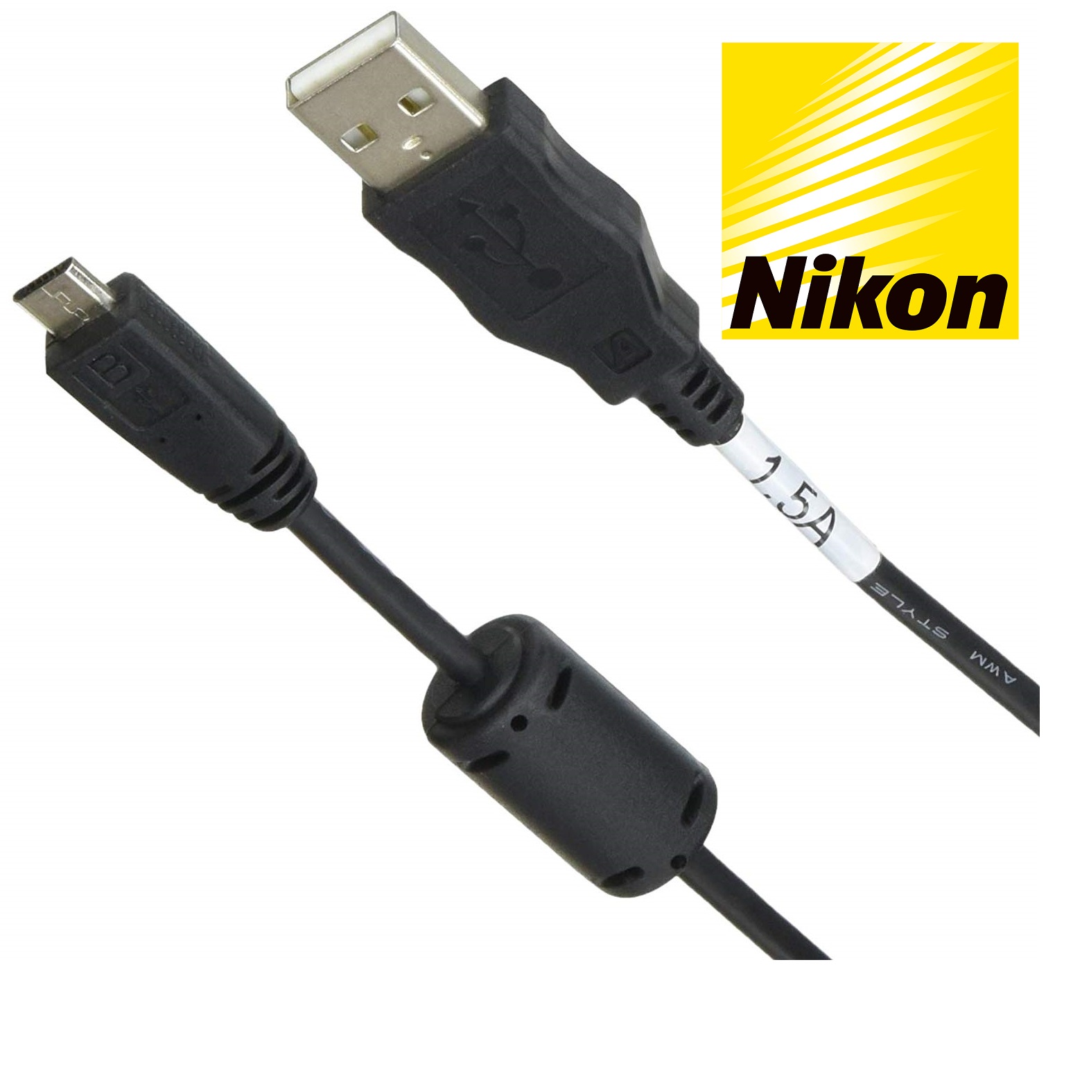 Nikon Type-A Male Type-B Micro Cable