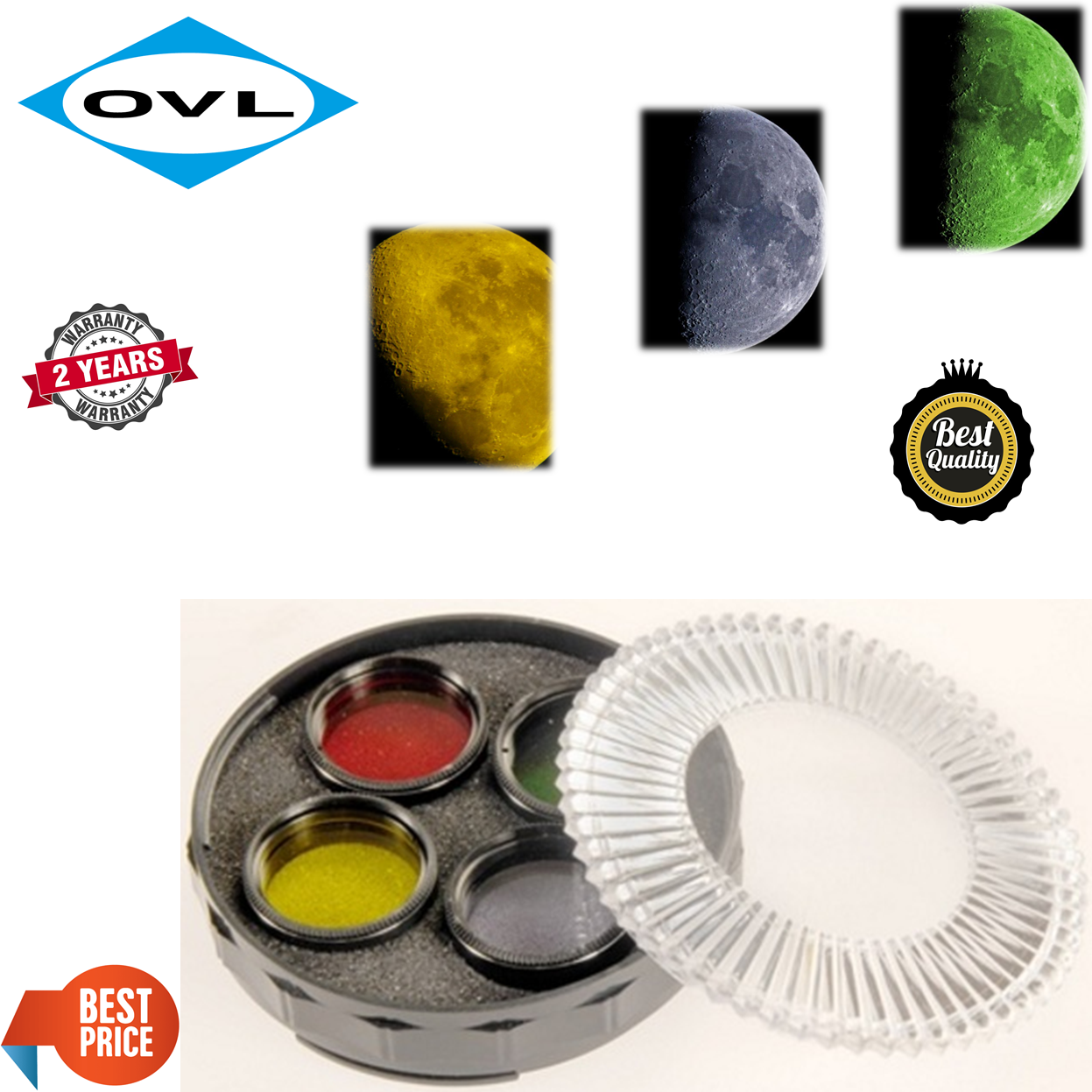 OVL 1.25 Inch Telescope Filter Set
