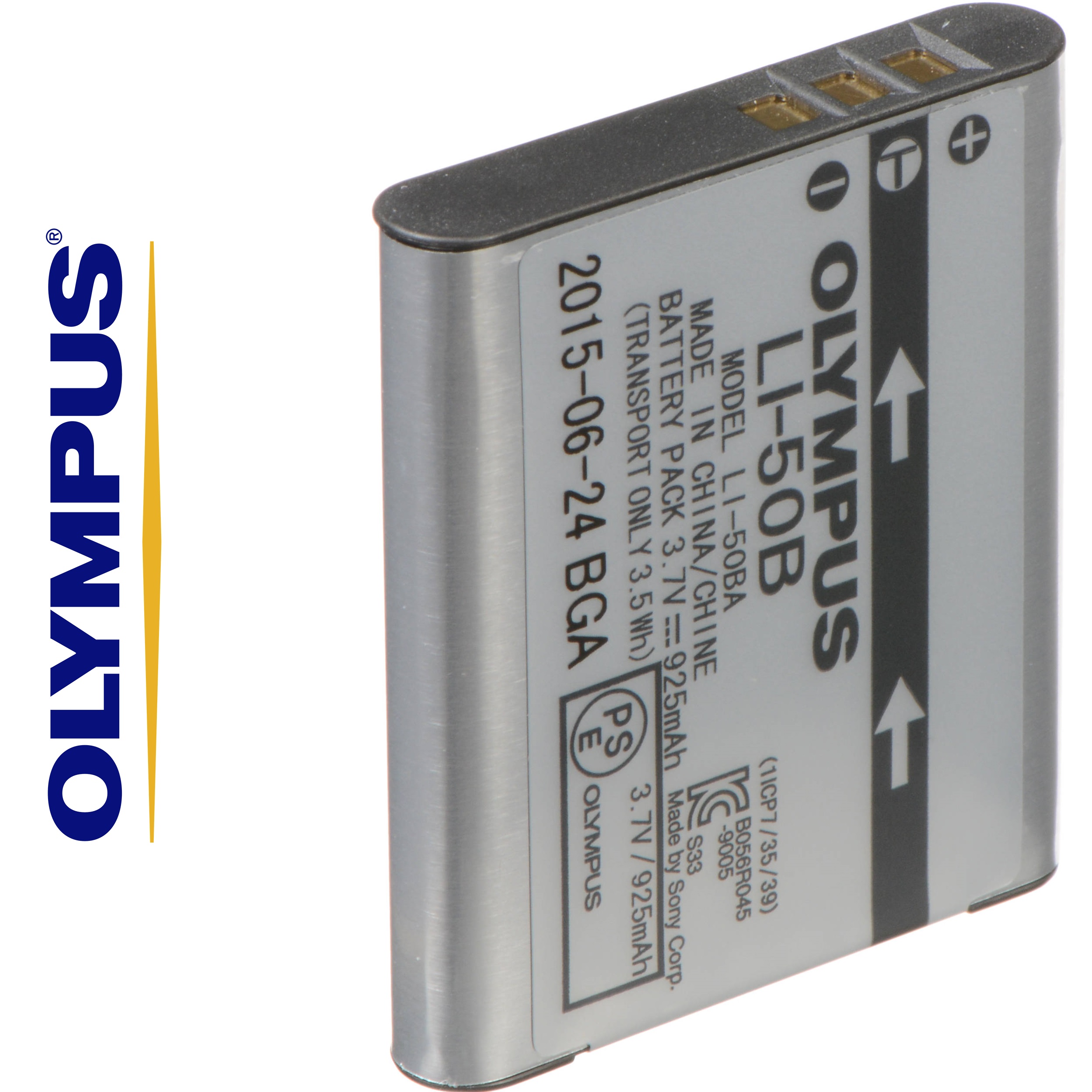 Olympus Li-50B Rechargeable Li-Ion Battery 3.7V, 925 mAh
