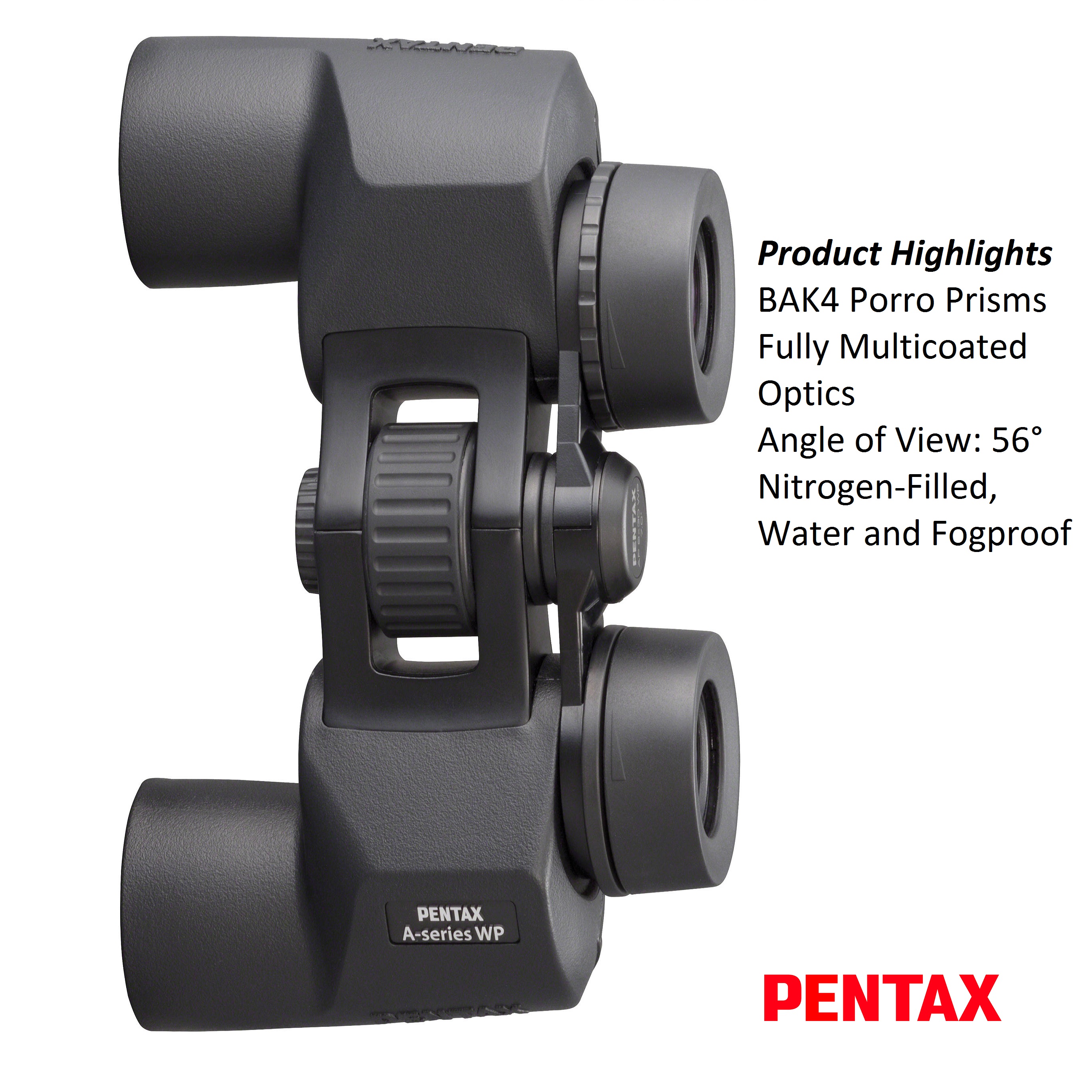 Pentax AP 8x30 WP Binoculars (Black) by Pentax