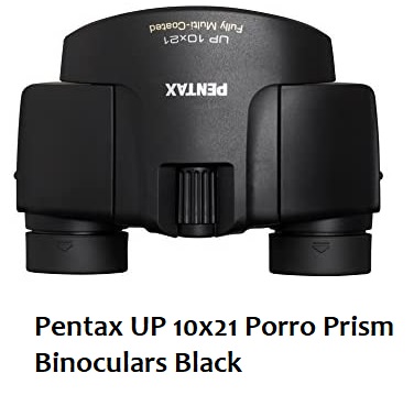 Pentax UP 10x21 Porro Prism Binoculars Black