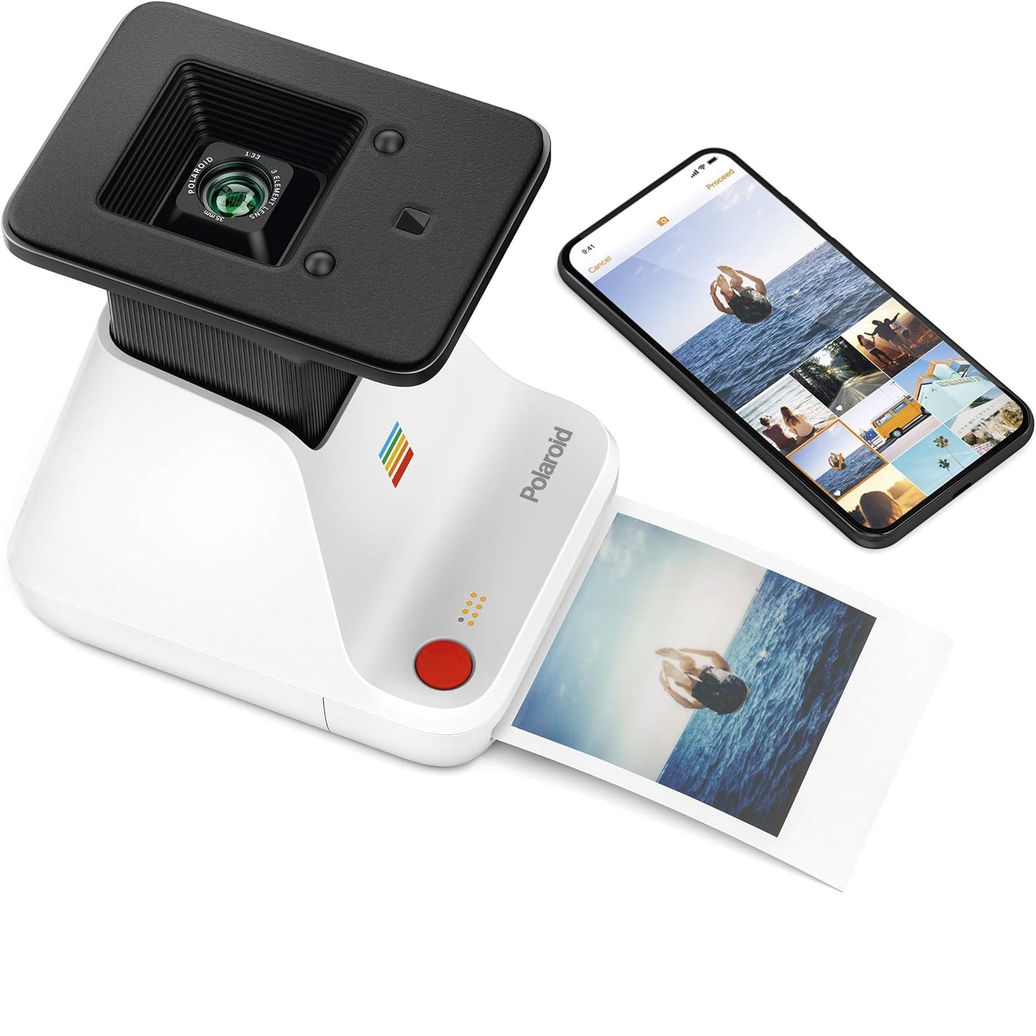 Polaroid 9019 Lab Instant Printer White