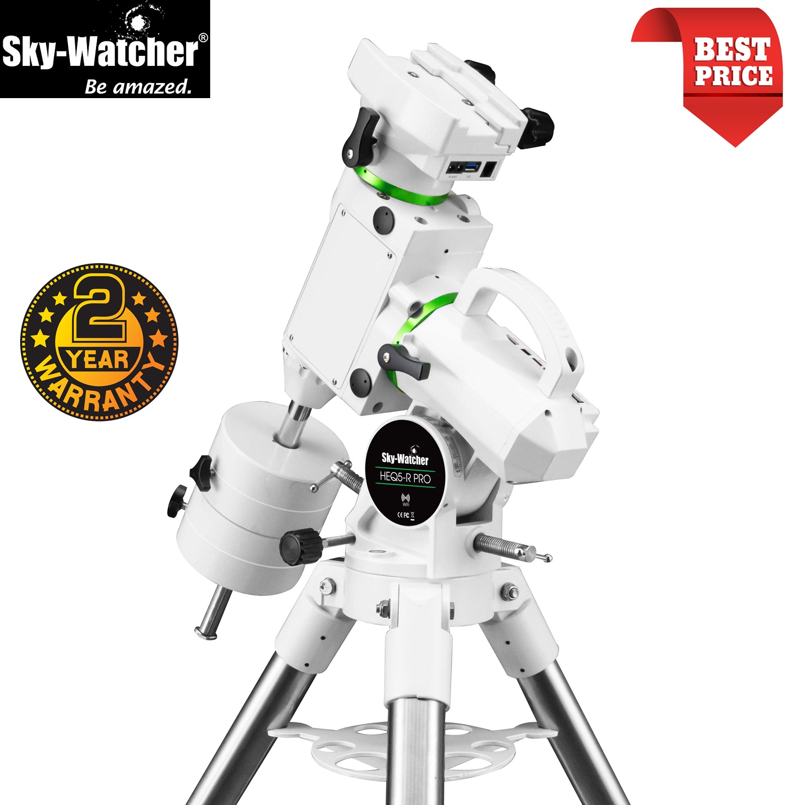 Sky-Watcher HEQ5-R PRO SynScan Go-To Equatorial Mount