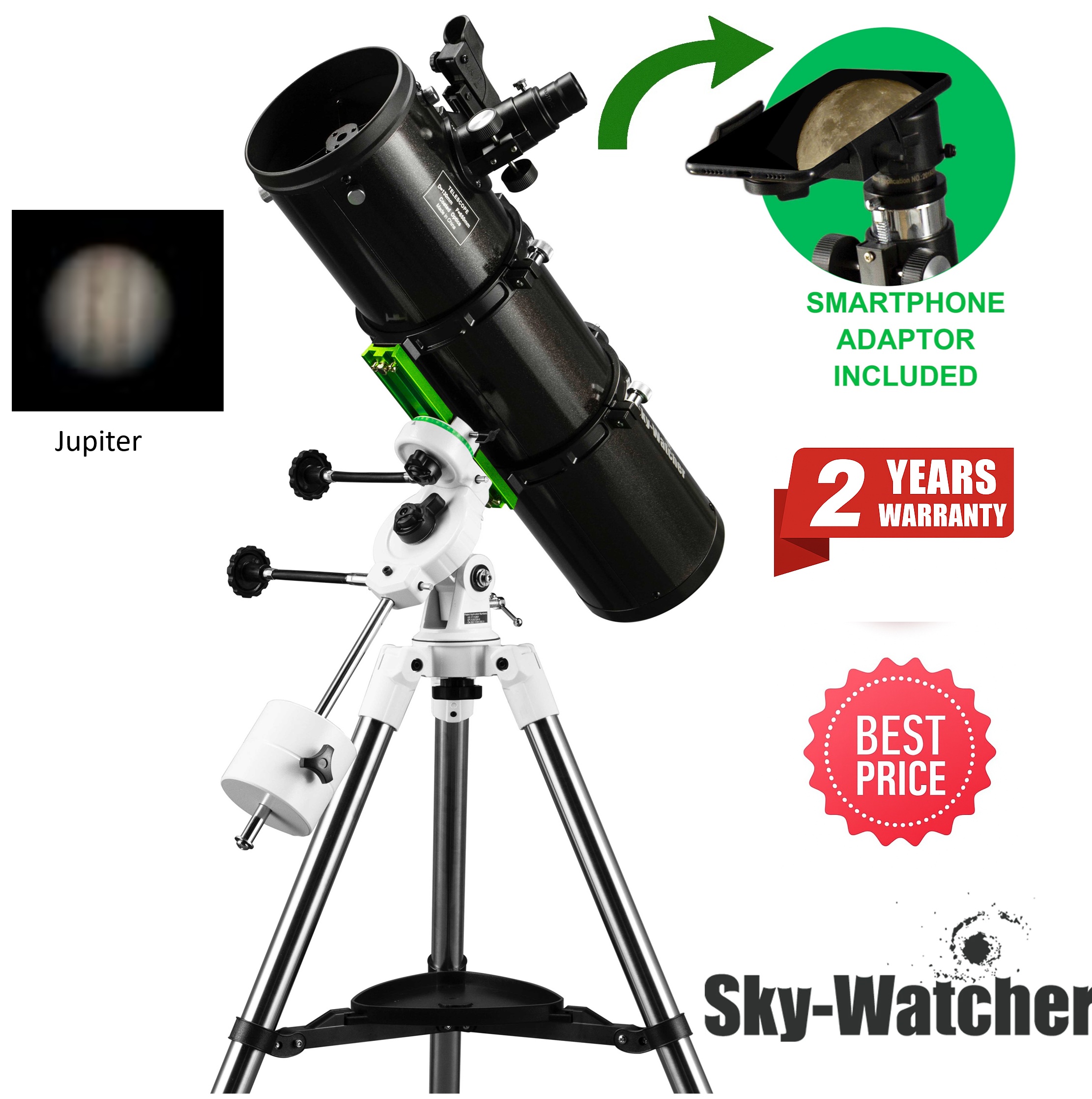 Sky-Watcher Starquest DX130P 130mm f/5 Newtonian Reflector Telescope