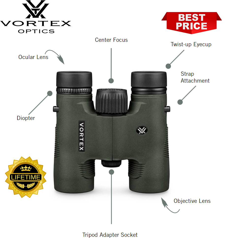 Vortex Optics 8x28 Diamondback HD Compact Binocular