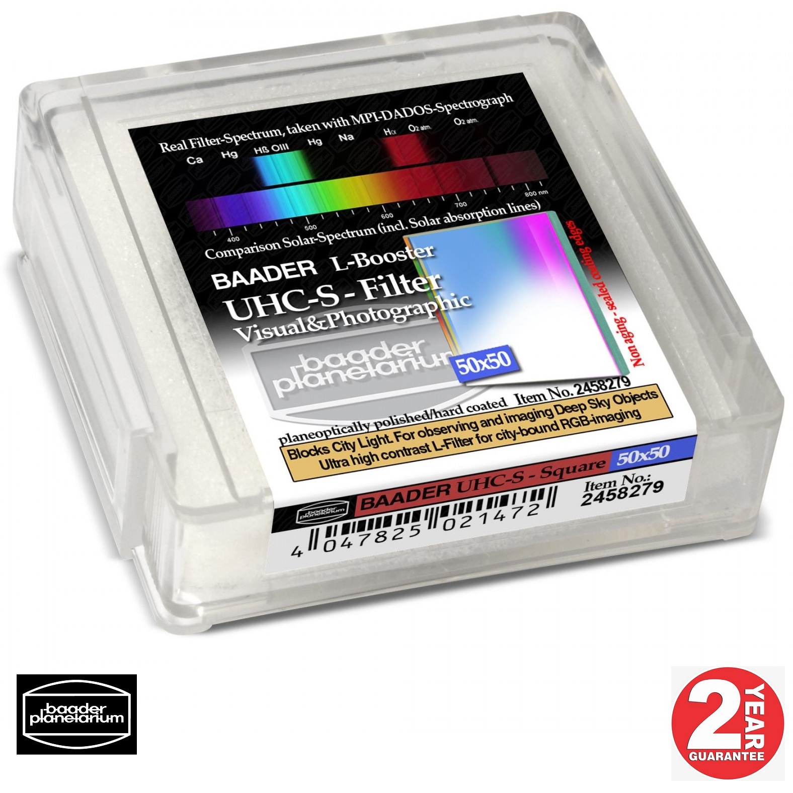 Baader 50x50mm Square UHCS/LBooster Filter