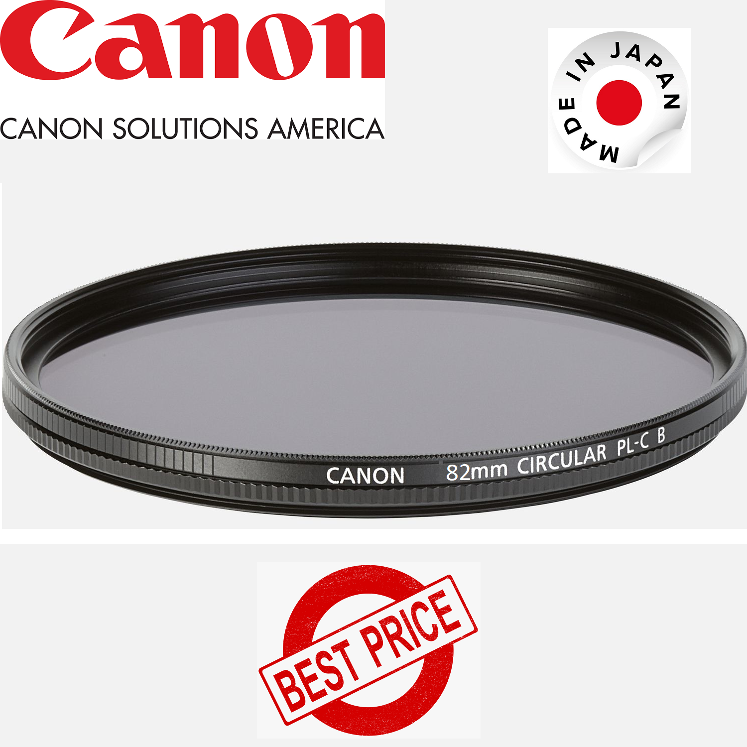 Canon 82mm Circular Polarizing Filter PLC B filter
