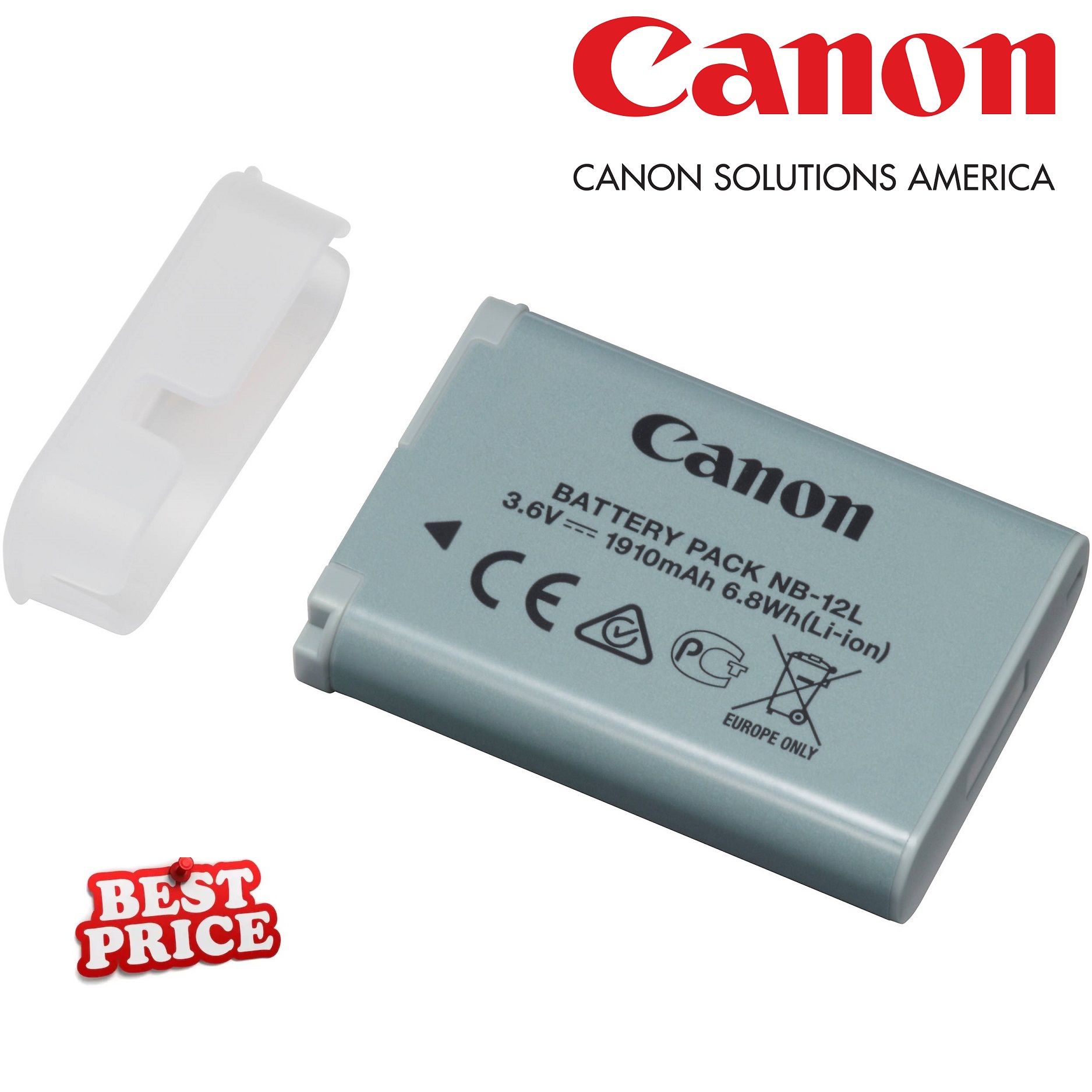 Canon NB-12L Lithium-Ion Battery For PowerShot N100 Digital Camera