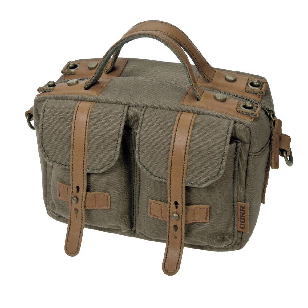 Dorr Arizona Large Brown Canvas Camera Bag
