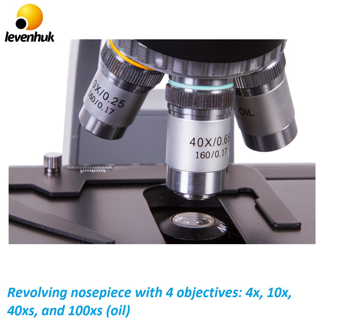 Levenhuk 740T Trinocular Microscope
