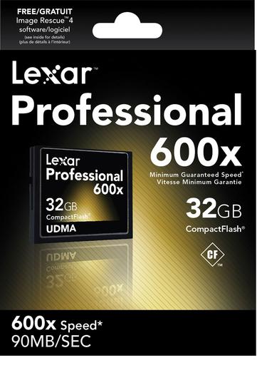 Lexar Pro Compact Flash 600X 32GB UDMA Card