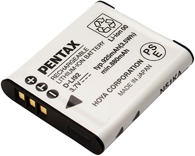 Pentax D-LI92 Rechargeable Li-Ion Battery