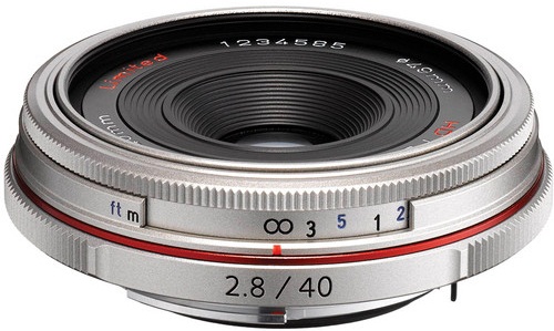 Pentax DA 40mm f/2.8 High Definition Limited Lens (Silver)