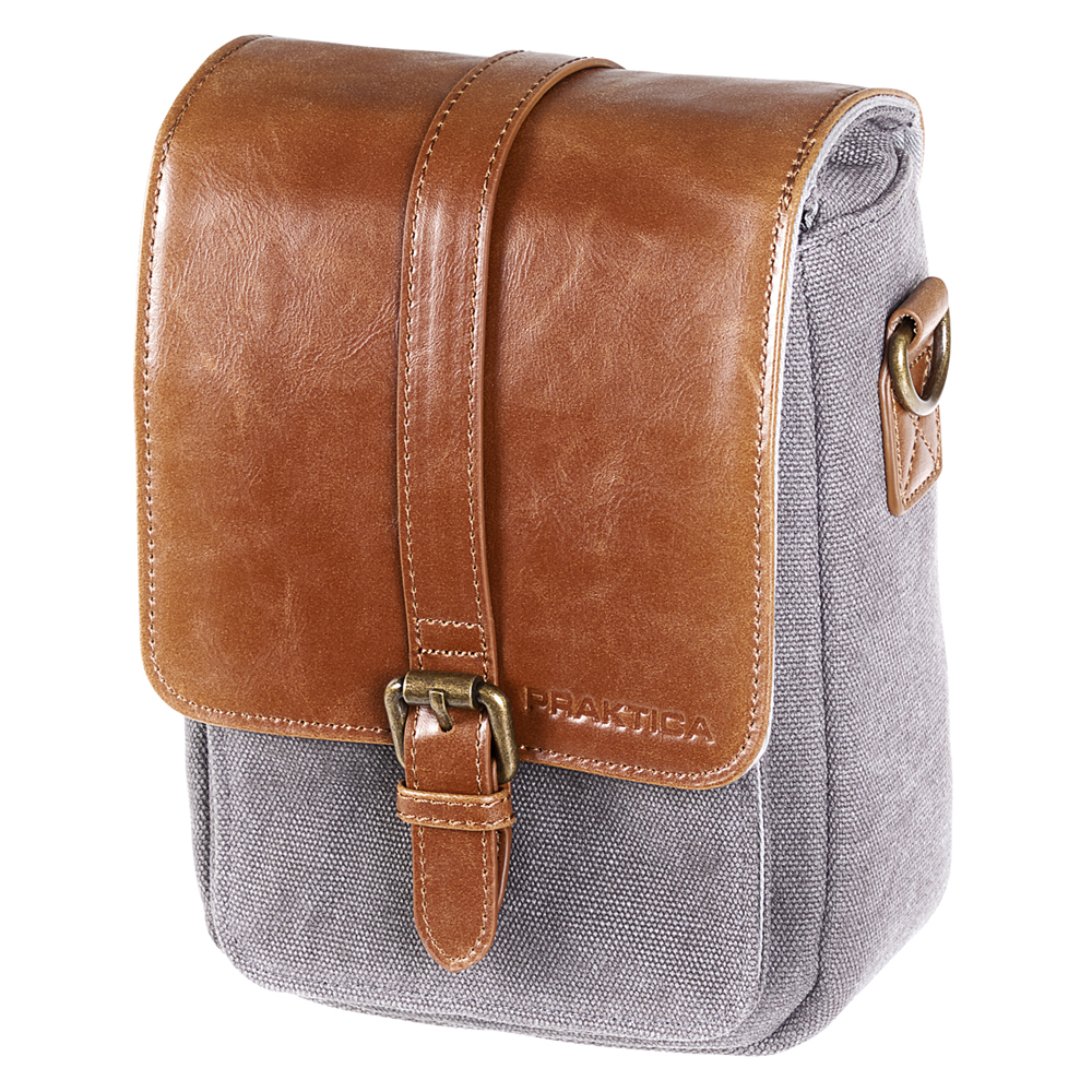 £28 Praktica Heritage Binocular Shoulder Case Bag Grey London